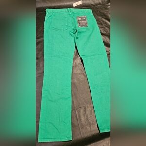 J.Crew Green Matchstick Jeans sz29